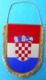 CROATIA BASKETBALL FEDERATION - Large Official Captain's Pennant * Fanion Basket-ball Baloncesto Pallacanestro Kroatien - Habillement, Souvenirs & Autres