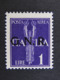 ITALIA Repubblica Sociale GNR Aerea-1944- "Allegorica" £. 1 MH* (descrizione) - Airmail