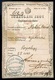 RÓZSAHEGY 1865. Igazolási Jegy  /  Certification Ticket - Briefe U. Dokumente