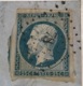 1852 Presidence 25c SUPERBE Signé Scheller Yv.10 Lettre ANGERS 1854 (47 Maine & Loire) / France Cover - 1852 Luigi-Napoleone