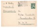 Sarre Entier Postal Saar 12F Cachet 1953 Saar Messe Internationale Mustermesse - Interi Postali