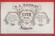 Lot85D: 6 ViSiT Cards, Printer: All  RATiNCKX In ANVERS Antwerpen Porselein Kaarten Circa 1840 à1860 Hand Press Litho - Porcelaine