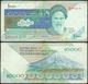 IRAN - 10.000 Rials ND (1992-) P# 146e Middle East Banknote - Edelweiss Coins - Iran