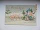 IMP. RUSSIA FINLAND , EMBOSSED GNOOMS DWARFS RIDING A  PIG ,  LINE CANCEL   , OLD POSTCARD , 0 - Sonstige & Ohne Zuordnung