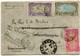 !!! PRIX FIXE : COTE FRANCAISE DES SOMALIS, LETTRE DU 21/12/10 POUR L'ECOSSE (EDIMBOURG) RÉEXPÉDIÉE À HAMILTON - Lettres & Documents