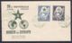 Yugoslavia Republic 1953 Esperanto Mi#729-730 FDC - Nice Green Commemorative Postmark - Briefe U. Dokumente