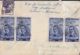 84154- AUREL VLAICU, WELDER, STAMPS ON REGISTERED COVER, 1956, ROMANIA - Covers & Documents