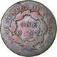 Monnaie, États-Unis, Coronet Cent, Cent, 1827, U.S. Mint, Philadelphie, TB - 1816-1839: Coronet Head