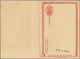 China - Ganzsachen: 1907, Double Card CIP 1+1 C. With Grey "SOLD IN BULK" Of Shanghai Applied Bottom - Ansichtskarten