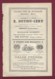 160120B - PUBLICITE XIXème - VIN DE BOURGOGNE Guichard Potheret CHALON SUR SAONE René BRINTET à NUITS - Bourgogne