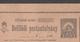 Post Office - CHILDREN POST OFFICE / MONEY Order FORM - Inland / HUNGARY 1930's - Parcel Post Postal Stationery - Paquetes Postales