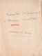 D - 85 - Challans – Vieux Papiers - Fiançailles Et Mariage En 1940 De Mr Bénéteau Et Mme Pinaud (3 Menus + Faire Part) - Challans