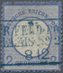 Deutsches Reich - Brustschild: 1872 Kleiner Schild 2 Gr Blau Mit Blauem Ra3 "K:PR:FELD-POST-RELAIS N - Ongebruikt