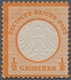 Deutsches Reich - Brustschild: 1872, Kleiner Brustschild 1/2 Kreuzer Orange, Sauber Ungebraucht Mit - Ongebruikt