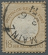 Deutsches Reich - Brustschild: 1872, "18 Kr. Großer Schild Mit PLF I", Farbfrischer Wert Mit Hellen - Ongebruikt