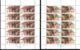 Vatican 2003 Mi# 1463-1466 Kleinbogen Used - Set Of 4 Sheets Of 10 (2 X 5) - Animals In Vatican Basilica Art - Gebraucht