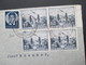 Jugoslawien 1939 Flugpost Par Avion Flugzeug MiF Dubrovnik Nach München Umschlag Mit Luftpost 5 Stempel!! - Storia Postale