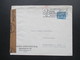 Niederlande 1941 Zensurpost Amsterdam - Lobenstein OKW Geöffnet Und Rotee Stempel Geprüft OKW Und 132 - Cartas & Documentos