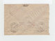 Sur Enveloppe Deux Timbres Empire Russe Armoiries CAD Russe 1918.CAD MOckba. Cachet Mauve. Pour Clamart. (2049x) - Franking Machines (EMA)