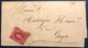 Argentine Lettre N°14 5 Centavos Rose Ppir Goya (pli D'archive) Sinon Pas Si Commun ! - Buenos Aires (1858-1864)