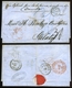 MANCHESTER 1860. Dekoratív Portós Levél, Tartalommal Galatiba, Romániába Küldve - ...-1840 Prephilately