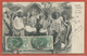 HAUT SENEGAL ET NIGER CARTE POSTALE AFFRANCHIE DE KAYES DE 1909 POUR SARLAT - Lettres & Documents