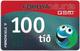 Faroe - Smiling Face, 100Kr. GSM Refill, Exp. 01.02.2005, Used - Isole Faroe