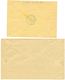 "TELEGRAPHIE MILITAIRE - MAROC" : 1915 2 Lettres Avec POSTE TELEGRAPHIQUE MOUL-EL-BACHA Et T.P TAZA + TELEGRAPHIE MILITA - Army Postmarks (before 1900)