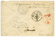 "Lettre Taxée Pour CEYLON" : 1876 CERES 10c + 80c Obl. GC 3620 + ST POL DE LEON + Cachet Maritime Rouge POSS. ANGL. PAQ  - 1871-1875 Ceres