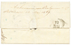 INDIA - Compagnie BALGUERIE LE HAVRE : 1829 Cachet D' Essai Rouge LE HAVRE 1829 + Taxe 6 Sur Lettre Avec Texte De CALCUT - Maritime Post