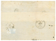 1865 40c (n°23) Obl. Cachet Italien NAPOLI Sur Lettre De MARSEILLE Pour NAPOLI. TTB. - Maritime Post