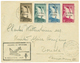 CAMEROUN : 1940 Série SPITFIRE N°236 à N°239 Obl. Sur Lettre. Cote Des Timbres Détachés = 450€. TTB. - Sonstige & Ohne Zuordnung