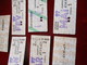 Tickets Ancien / Metropolitain/2émeClasse  / 7 Coupons Mensuels De Carte Orange /1996 - 1997   TCK3 - Europe