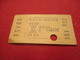 Ticket Ancien Usagé/RATP METRO / X / 2éme Classe/ PARIS/Vers 1945-1965    TCK95 - Europe