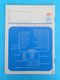 YUGOSLAV AIRLINES (JAT) - Original Vintage Timetable WINTER 1978. - Orari