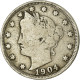 Monnaie, États-Unis, Liberty Nickel, 5 Cents, 1904, U.S. Mint, Philadelphie - 1883-1913: Liberty