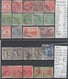 TIMBRES DE L AUSTRALIE   OBLITEREES 1912-19-34 Nr VOIR SUR PAPIER AVEC TIMBRES  COTE  182.80  € - Gebruikt