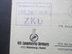 DDR 1967 ZKD VEB Zementwerke Bernburg 4352 Nienburg Nach Meißen Mit Tagesstempel - Lettres & Documents