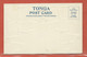 TONGA CARTE POSTALE ILLUSTREE TIMBRES - Tonga (...-1970)