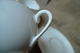 Scandinavian Pottery Sweden Lidkoping Alp 2x Porcelain Coffee Cup & Saucer White - Autres & Non Classés