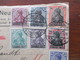 Delcampe - Saargebiet 1920 3 Brief Vorderseiten Mit Verschiedenen Marken U.a. Nr. 9 Aufdrucktype III Und Aufdruckabarten ?!? - Used Stamps