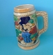 Old Drinkware Germany Collectibes Relief BEER MUG Stein Men Drink Mark Foreign - Sonstige & Ohne Zuordnung