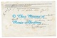 WWI MEDECIN AUXILIAIRE VILLACEQUE AUX PARENTS RUE ROUSSEAU RIVESALTES PYRENEES ORIENTALES - CPA MILITAIRE CORRESPONDANCE - Oorlog 1914-18