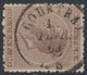 émission 1865 - N°19 Obl Double Cercle Partielle "Courtray"  / Aminci - 1865-1866 Profilo Sinistro