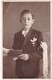 Carte Photo : Enfant : Communiant : Avec Brassard Et Missel : En Pose - ( Religion ) - Communion