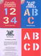 Fun With Numbers And ABC Stencils (set De 2 Petits Livre Pochoirs) Dover USA - ABC & Zahlen