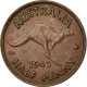 Monnaie, Australie, George VI, 1/2 Penny, 1943, TTB, Bronze, KM:41 - ½ Penny