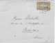 SPM - 1936 - YVERT 147 SEUL Sur ENVELOPPE De ST PIERRE ET MIQUELON => PARIS - Covers & Documents