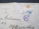 USA 1920 Registered Letter / GA Umschlag Rückseitig Mit 10x American Red Cross Marke Merry Christmas - Briefe U. Dokumente