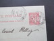 Delcampe - Monaco Ca. 1891 -1905 Postkarten / 1x Umschlag Mit Aufdruck Taxe Reduite / Carte Lettre Und 1x Streifband Insgesamt 6 St - Covers & Documents